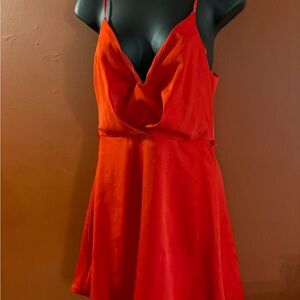 Elegant Red Women's Sassy Dress